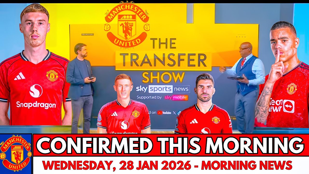 CONFIRMED ✅This morning Old Trafford SHAKES UP🔥🤩PALMER, GREENWOOD, ANDERSON📈MAN UNITED TRANSFER NEWS