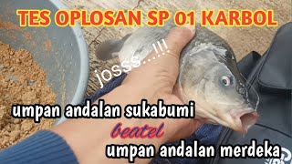 Tes oplosan Essen mas sp01 karbol beatel umpan andalan sukabumi #mancingharianikanmas #umpanikanmas