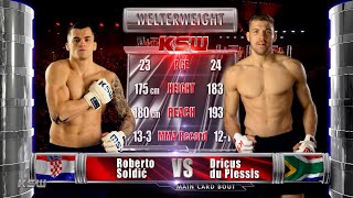 KSW Free Fight: Roberto Soldic vs. Dricus Du Plessis 2