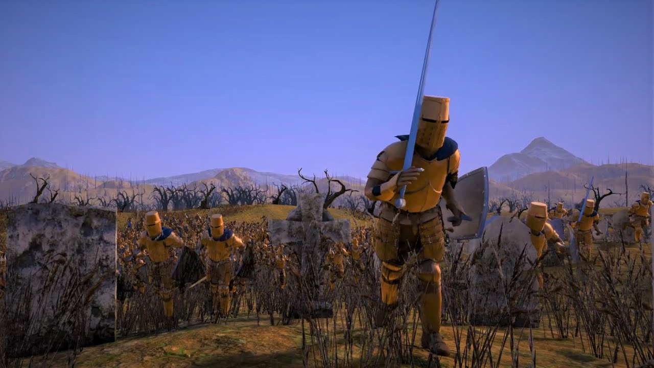 Golden Knights in the Graveyard  Ultimate Epic Battle Simulator  UEBS