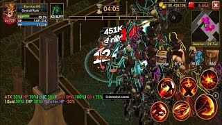 Death Dungeon Demon Hunting :230 Tier SKELETON And I had to lie down with 8.400.000 HP screenshot 2