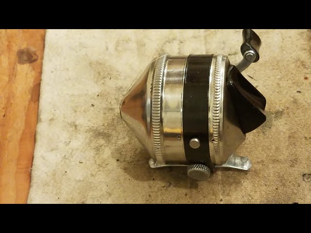 Vintage Zebco Spinner Model 33 Fishing Reel One 1 Rivet Stainless