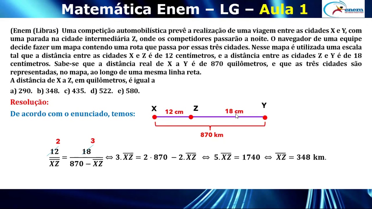 Questão De Razão E Proporção Enem - RETOEDU