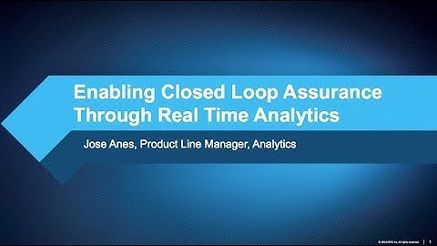 Enabling Closed Loop Assurance through Real-time Analytics with EXFO