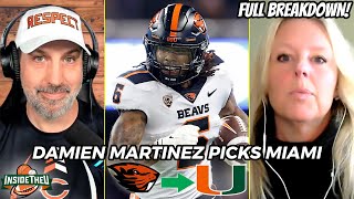 INSIGHT on RB Damien Martinez Transferring to Miami From Oregon State