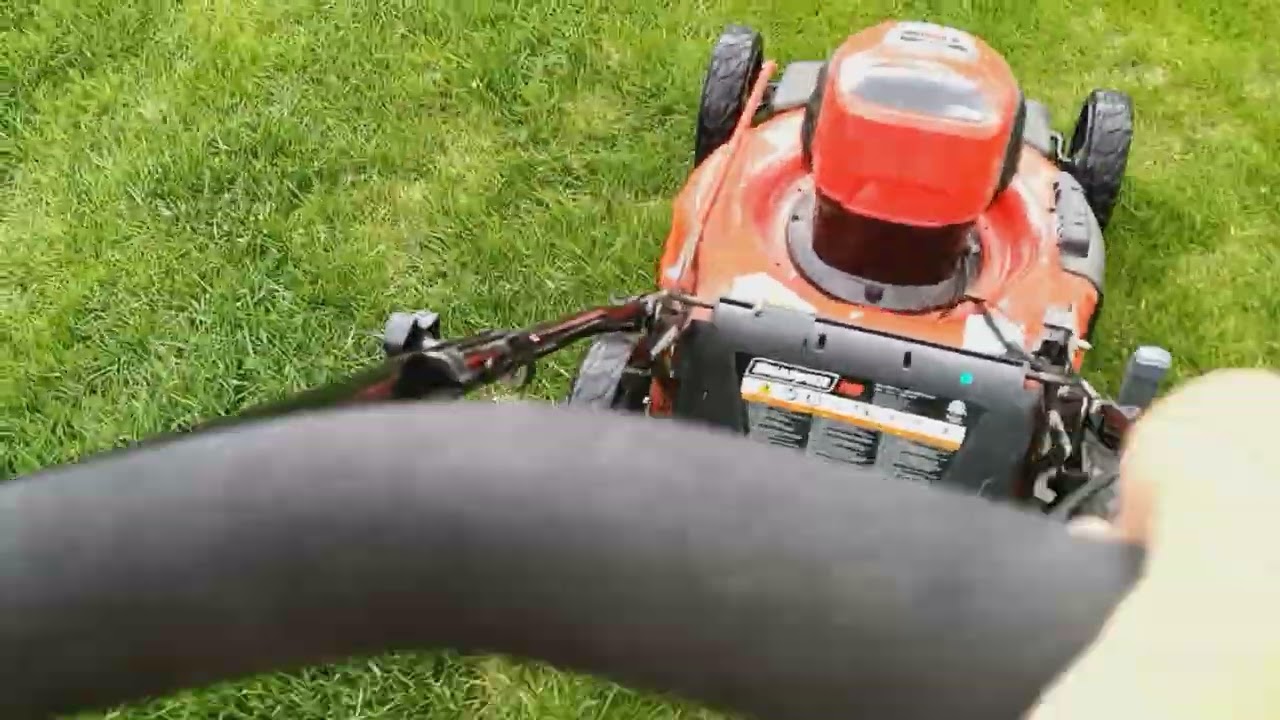 48 volt snapper cordless lawn mower Patrick got me