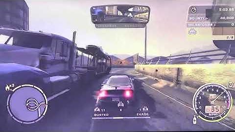 NFS Most Wanted 2005 Challenge Series Event 34 2nd Try Pt 2 Gameplay(Xbox 360 HD)