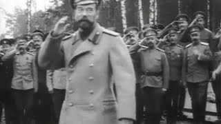 Romanovs. Tsar Nicholas Ii At The Military Events