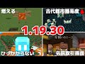 【マイクラ統合版1.19.30アップデート】アイアンゴーレムトラップのフェンスゲートが燃える！？古代都市がちょっぴり難しく？名前のついた村人がいい感じ？アレイとミツバチはもう引っかからない！？