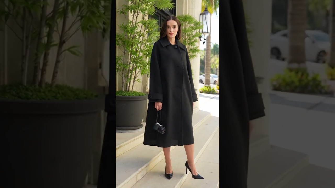 Women's Jupiter Wool Blend Balmacaan Coat  