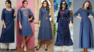 How to style in Denim kurti ll Denim kurti designs ll Latest denim kurti 2020 ll screenshot 3
