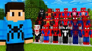 The NEW SECRET SPIDER-MAN MOD in MINECRAFT screenshot 5