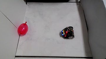 micro:bit_麥昆小車與MU sensor board (MORPX) 影像辨識:顏色識別應用範例_戳破紅色氣球