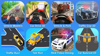 Vehicle Masters, Car Drive 3D, Vehicle & Park, Traffic Cop 3D, Traffic Run!, Taxi Run screenshot 5