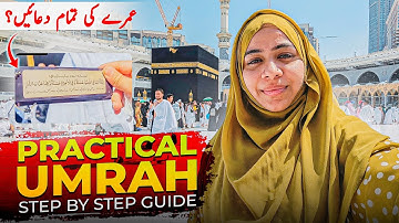 How to perform Umrah Step by Step? | UMRAH GUIDE | Umrah karne ka tarika for women [with subtitles]