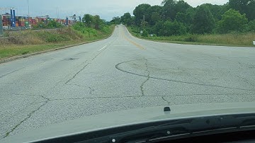 May 20th 19 accident video of skid marks n where my veh spun!