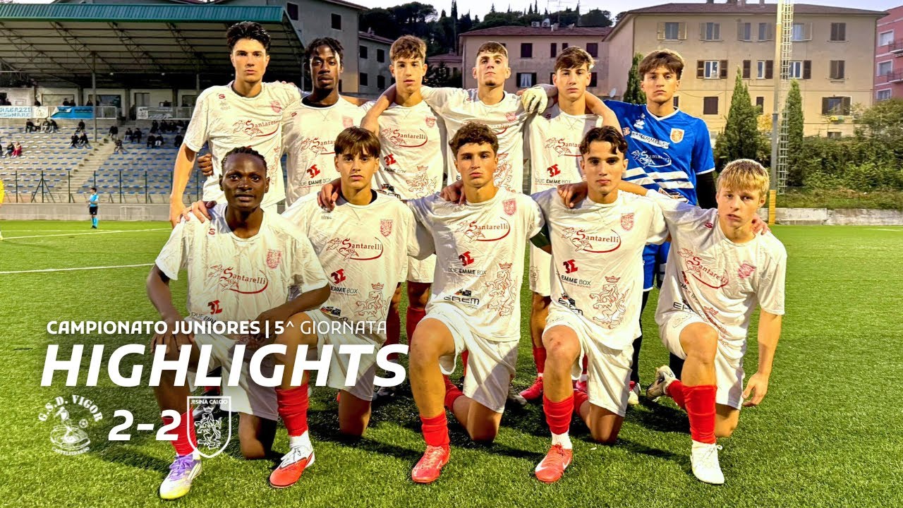 Juniores | V. Castelfidardo - Jesina 2-2 | Highlights | 5^ giornata #juniores #sintesi