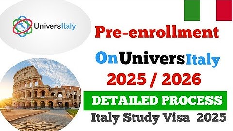 How to Apply Pre enrollment on UniversItaly 2025|Step by step Process |Master, Bachelor,PhD.