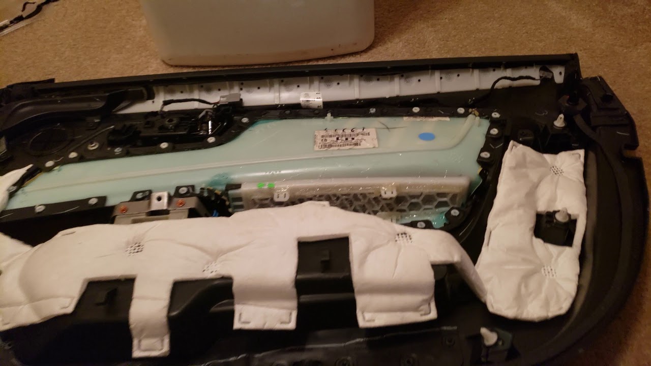 2015+ Mustang creaking squeaking door panel armrest fix YouTube