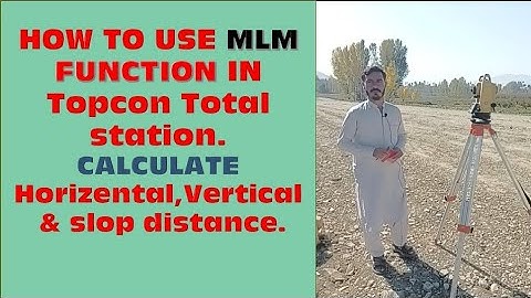How To use MLM  Function (Missing Line Measurements) in Topcon Total Station.