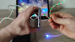 Зарядный кабель USB универсальный магнитный с подсветкой