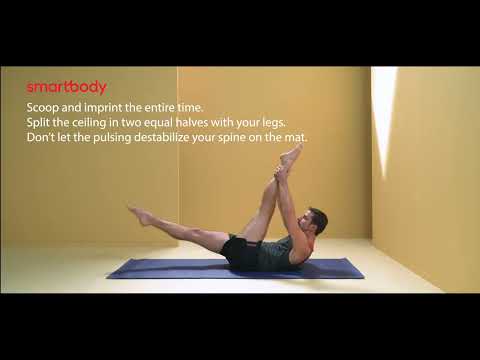 Scissors Exercise | Intermediate Mat Pilates Tutorial