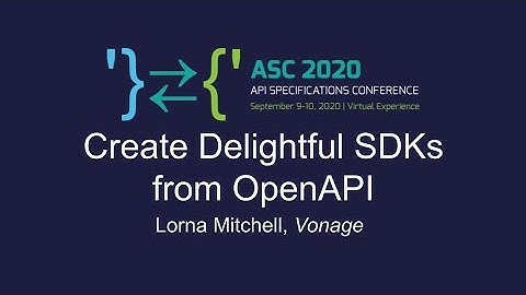 Create Delightful SDKs from OpenAPI