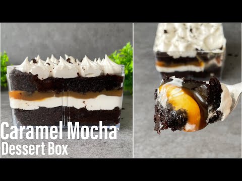 CARAMEL MOCHA DESSERT BOX   Eggless Dessert Box   Chocolate Dessert Box   Best Bites