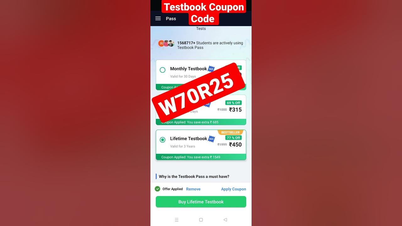 Lifetime Free Testbook Pass Offer Testbook Free Coupon Code Testbook noon-coupon-code-today-noon-code-discount-2023-uae-youtube