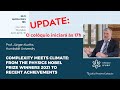 COMPLEXITY MEETS CLIMATE From The Physics Nobel Prize Winners 2021 To Recent Achievements COMPLEXITY MEETS CLIMATE From The Physics Nobel Prize Winners 2021 To Recent Achievements