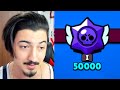 50.000 Kupa Olmak İçin Oyunu Bitirdim! Brawl Stars