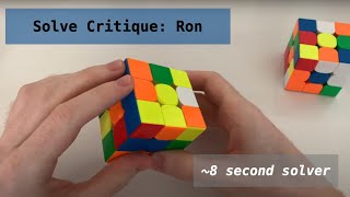 Solve Critique: Ron (~8 average)