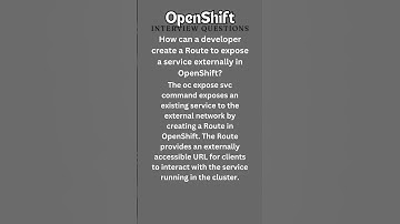 12 -2 Ace your OpenShift interview with these short, sweet Q&A!