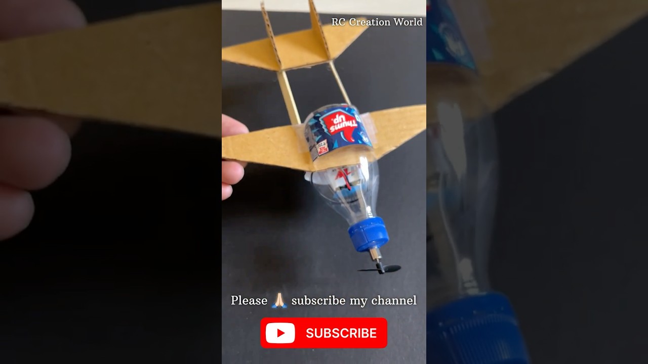 Making Plane from bottle #shorts #toys #science #plane #helicopter #rocket #drone #experiment #diy