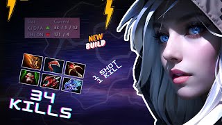 Killing Whole Teams With 1 shot 1 kill Build | Drow Ranger 33 Kills | Dota 2 Gameplay | GameMaker