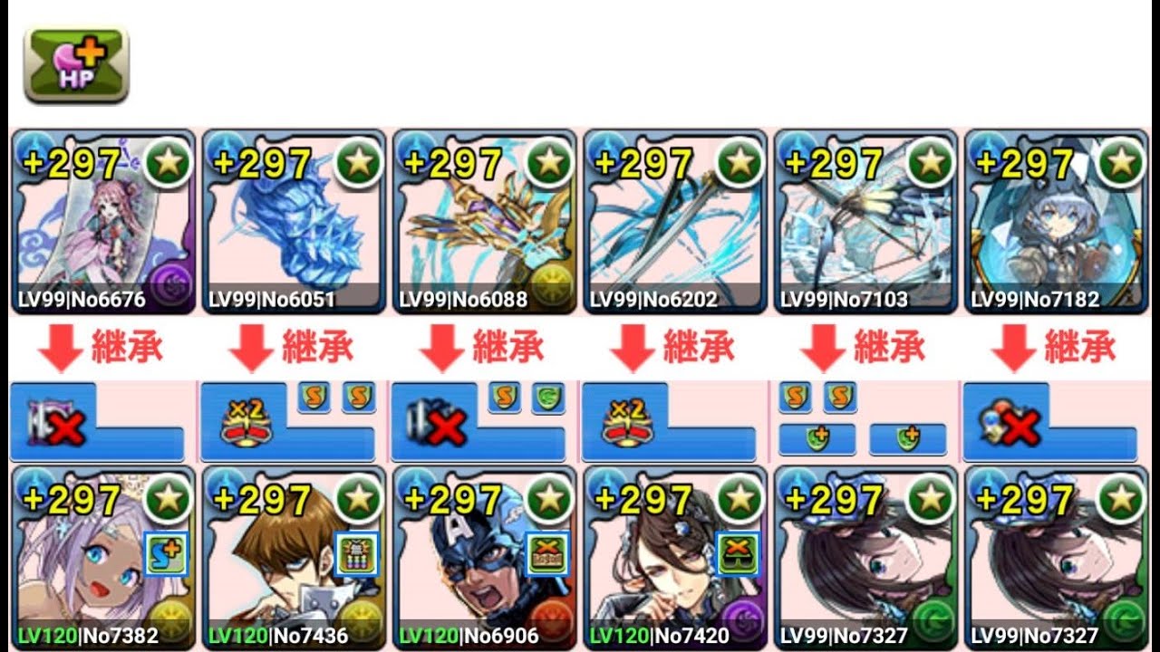 パズドラ 機構城の絶対者 冷刀の花嫁 ユウリ X アジサイの淡星霊 ナツル Youtube