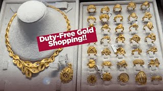 Buy Gold at Dubai International Airport | Inside DutyFree Gold Shop | *NoScam Gold Shopping*