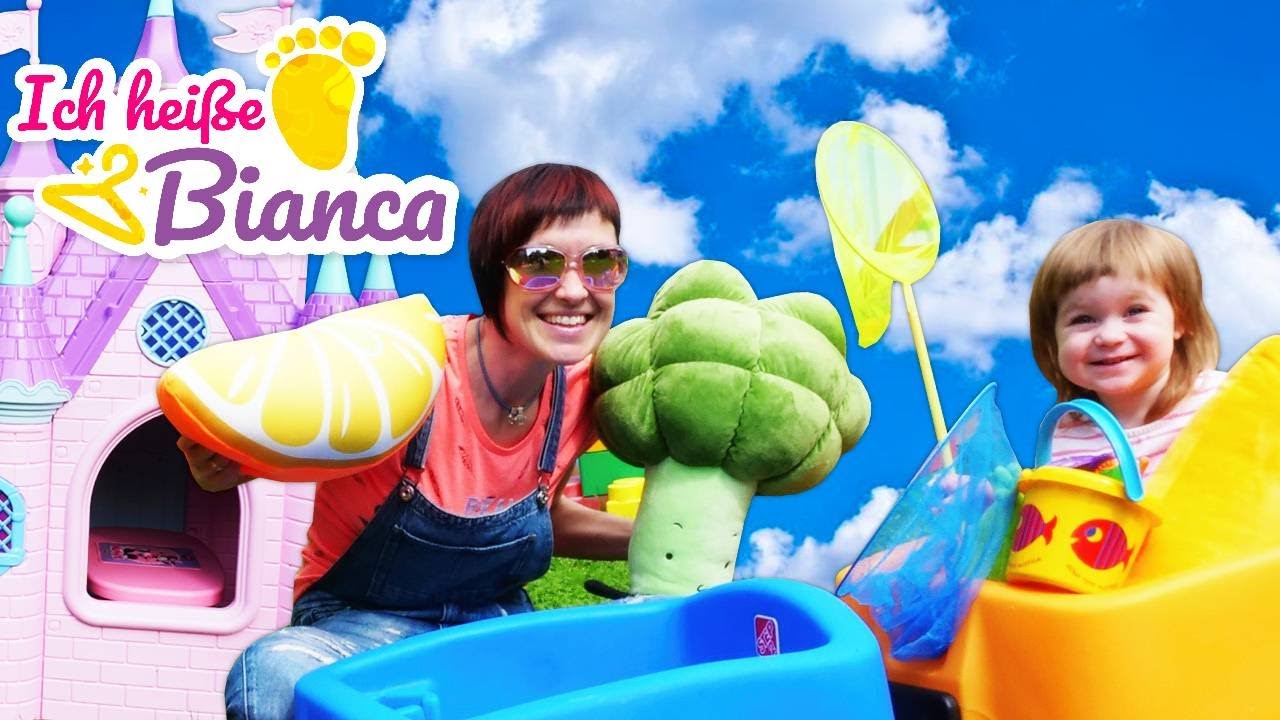 Ich heiße Bianca - Essen für die Teddybären - Spielzeugvideo für Kinder