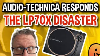 Audio-Technica Speaks Out on the LP70X Issue + My Replacement Unit Arrives!