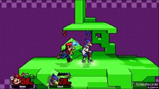 Super Smash Flash 2 Mario vs Falco