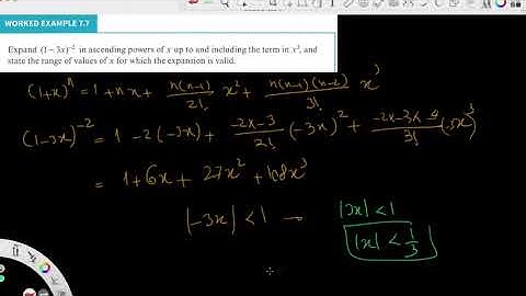 Binomial Theorem( General Case1)_Further Algebra_ Pure mathematics 2&3_ A2 Level _ 9709