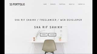 Minimal Responsive Web Design Time Lapse | HTML & CSS ONLY
