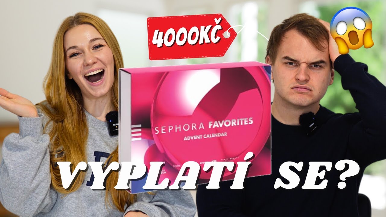SEPHORA ADVENTNÍ KALENDÁŘ - PŘÍTEL HÁDÁ CENY PRODUKTŮ! VYPLATÍ SE?😱