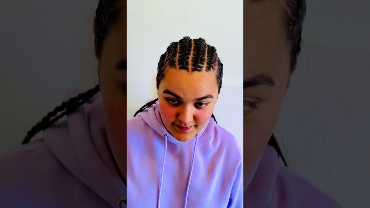 Codite Afro Fara Extensii 🥰 Beautiful Cornrows Hairstyle without Extension