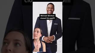 Michael Strahan closed his gap! 🤯