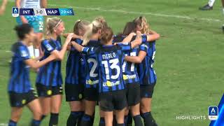 Inter-Napoli F. 2-0 | Simonetti sblocca, Cambiaghi raddoppia | #SerieAfemminile eBay 2023/24