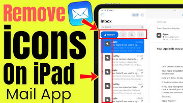 iPad: How to Remove icons Next to Each Email in iPadOS 18.4.1 (Get Back to Old Mail on iPad)