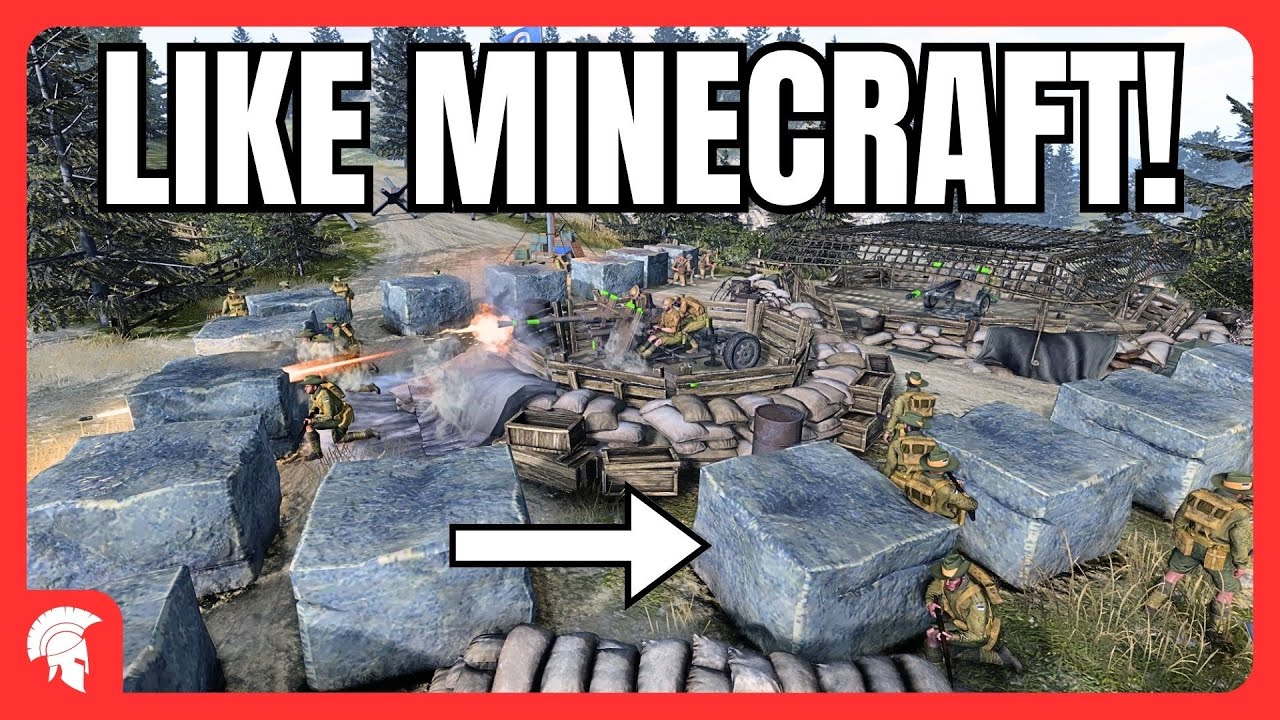 Like Minecraft xD - Company of Heroes 3 - British Forces Gameplay - 4vs4 Multiplayer - COH3