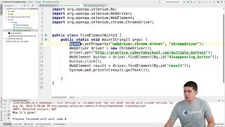 Selenium WebDriver: 6. Find element by id class name