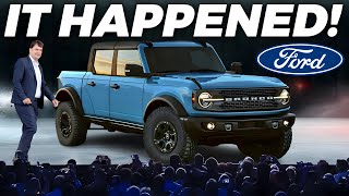 Ford CEO Reveals The New Ford Bronco Pick Up Truck & SHOCKS The Entire Car Industry!